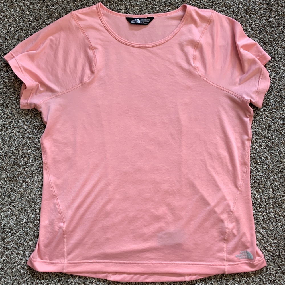 North face pink tee